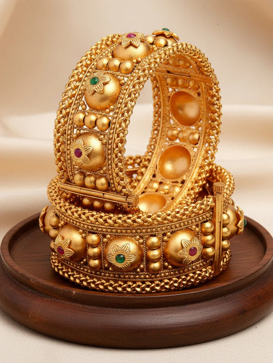 Regal Roots Elephant Motif Bangles