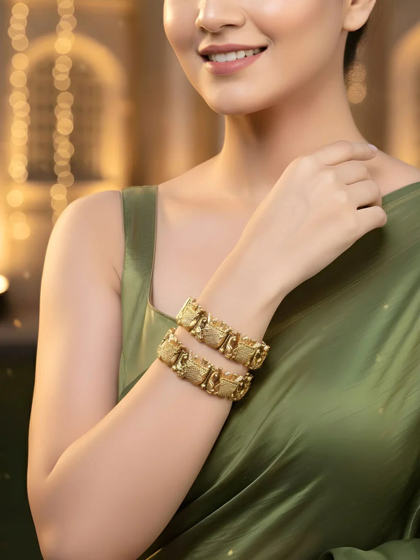 luxury & Premium Bangles for Women gold