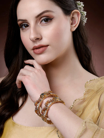 Luxury & Premium Bangles for Women gold