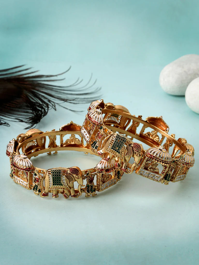 Luxury & Premium Bangles for Women gold