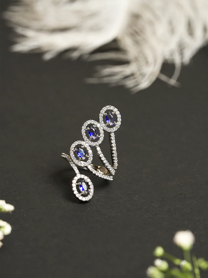 Beautiful & Premium Leaf Design Adjustable Finger Ring