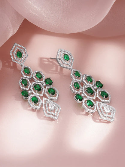 Luxury Statement Green Jewellery Set