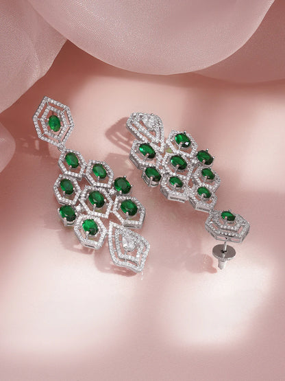 Luxury Statement Green Jewellery Set