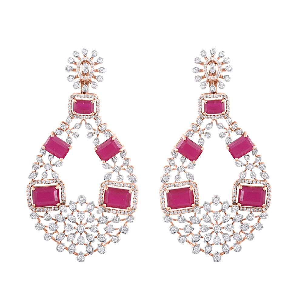 Beautiful Galactic Glamour Designer Necklace Set