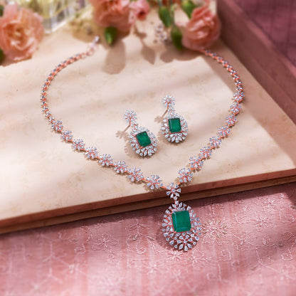 Beautiful & Pretty Flower Necklace Set