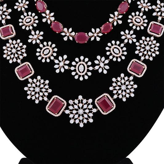 Beautiful Galactic Glamour Designer Necklace Set