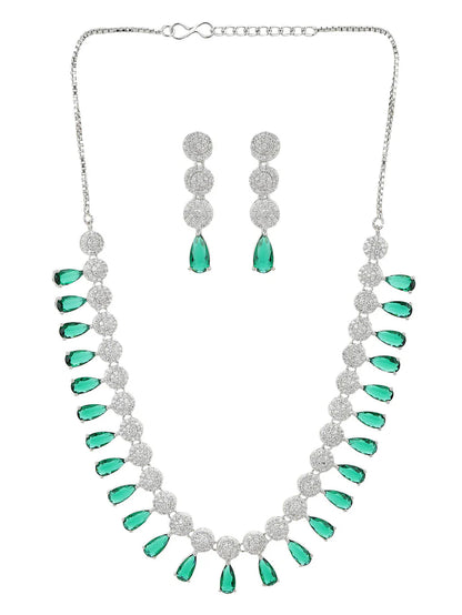Luxury & Fashionable Silver Necklace Set