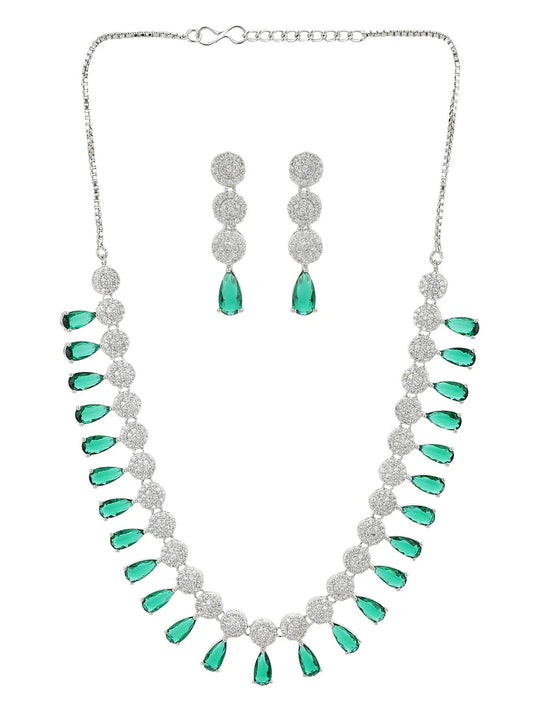 Luxury & Fashionable Silver Necklace Set