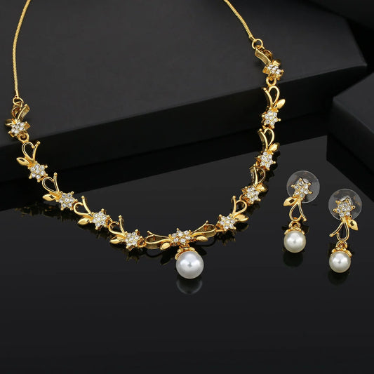 Luxury & Fashionable Sunset Designer Necklace Set