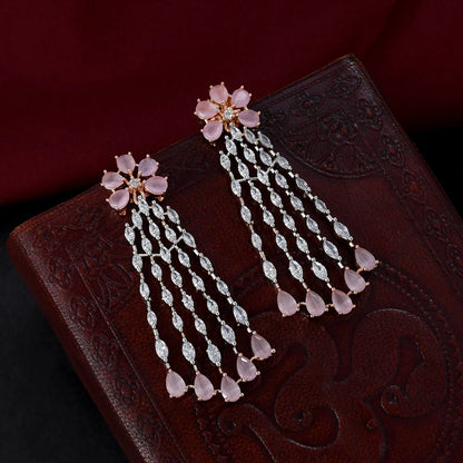 Royal & premium Crown Designer Choker Set -Pink