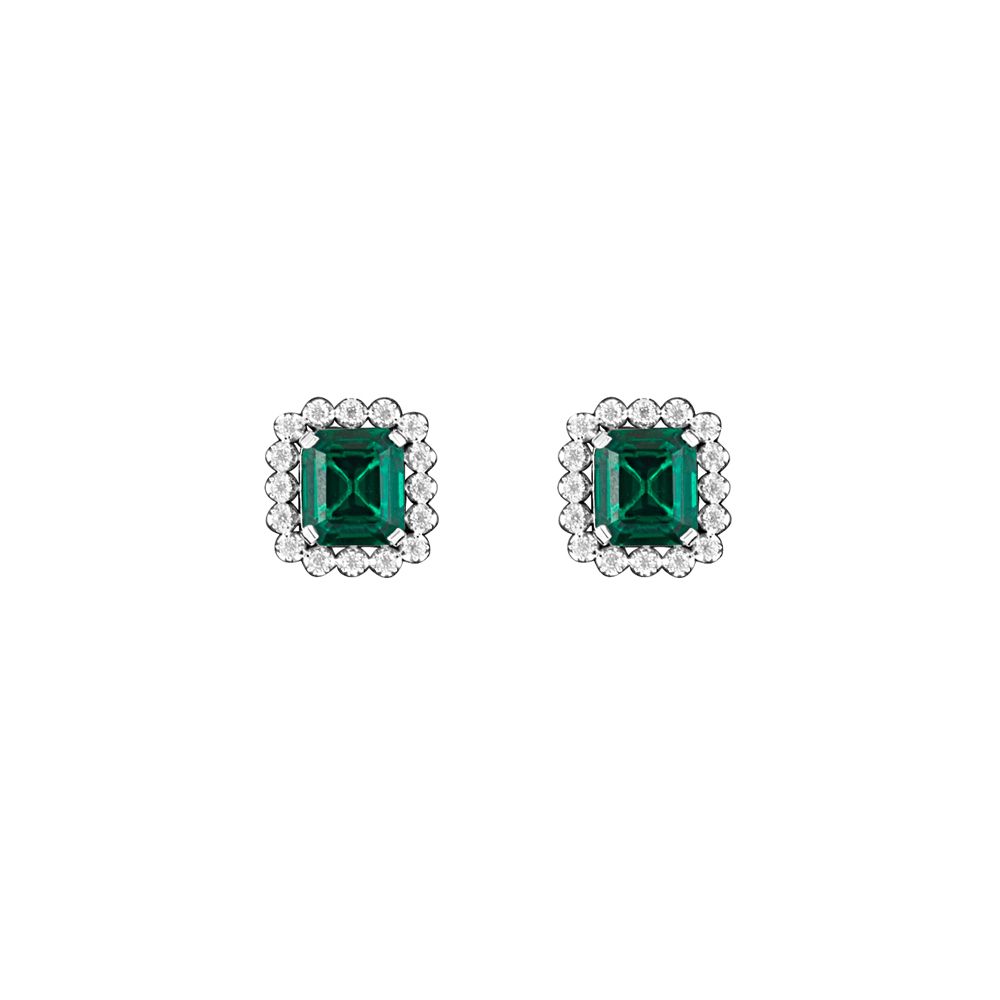 Luxury & Royal Green Zirconia Jewellery set
