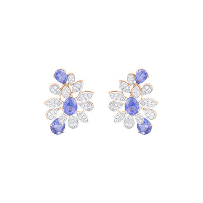 Imported Gold & Lavender Plated Jewellery Set