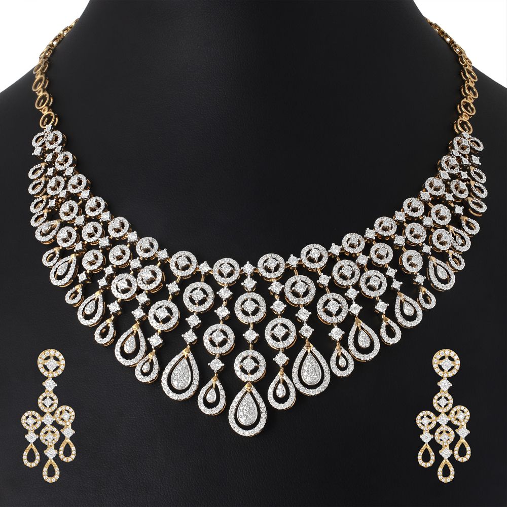 Luxury Waterdrop Designer Necklace Set