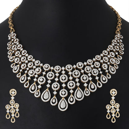 Luxury Waterdrop Designer Necklace Set