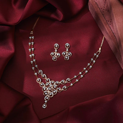 Beautiful & Pretty Vintage Flower Necklace Set