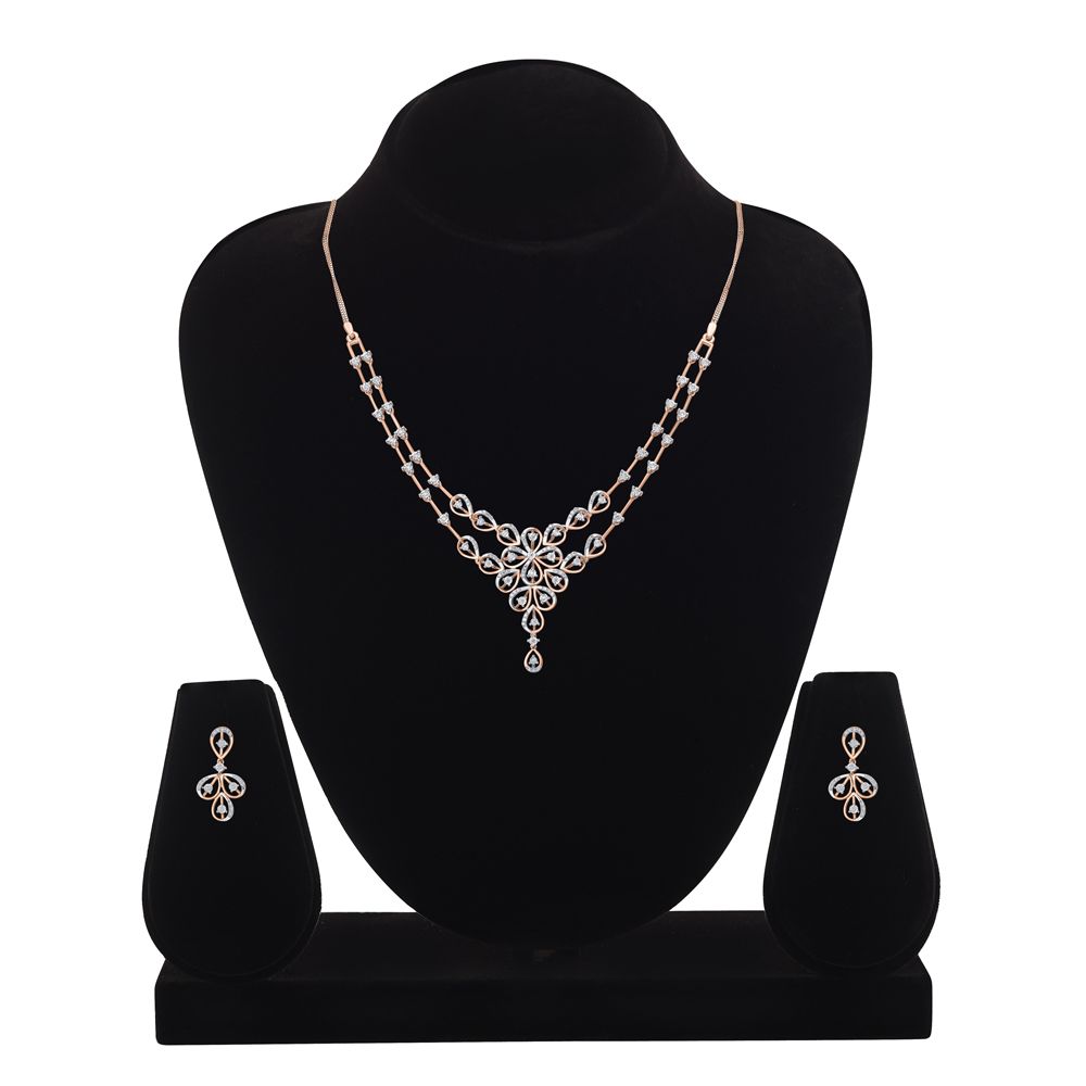 Beautiful & Pretty Vintage Flower Necklace Set