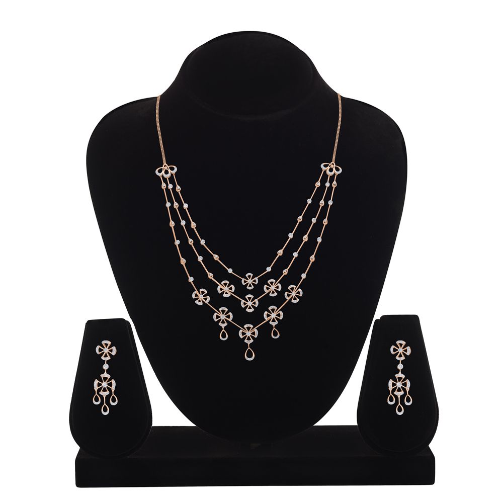 Premium & Beautiful Vintage Flower Necklace Set