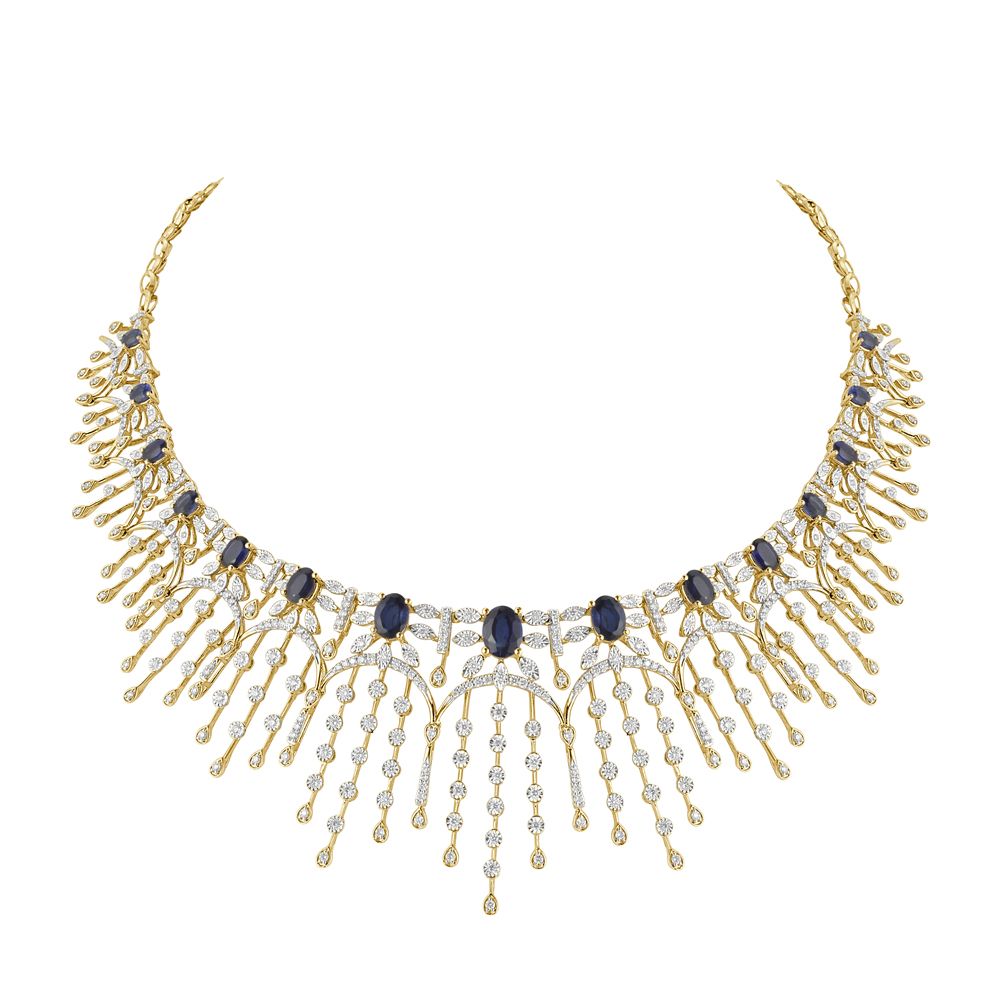 Imported F2 Black Gold Plated Jewellery Set