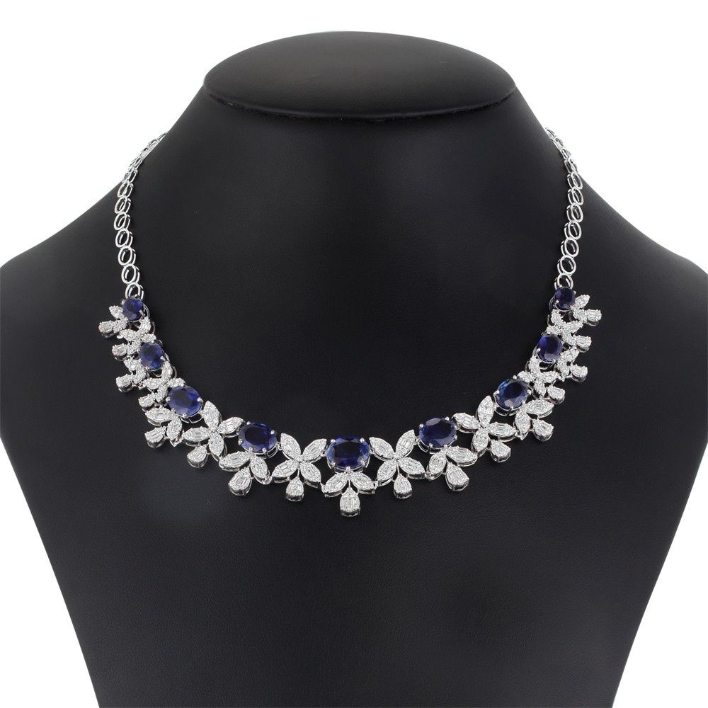 Luxury Classic Blue Zirconia Jewellery