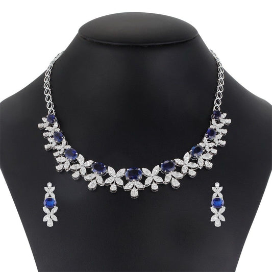 Luxury Classic Blue Zirconia Jewellery