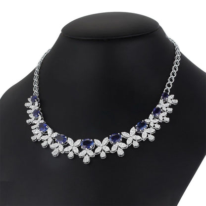 Luxury Classic Blue Zirconia Jewellery