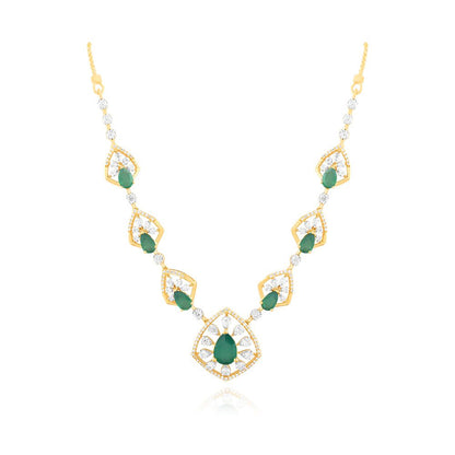 Royal Evan Green Designer Necklace Set